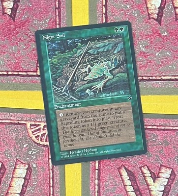 MTG NIGHT SOIL (Hudson) Fallen Empires (Wyvern Back) (OldManMTG 010-577) - Image 1 of 4