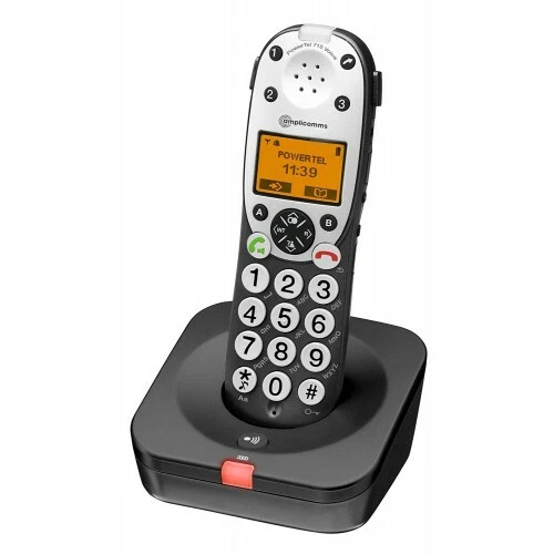PowerTel 710 DUO Voice Schnurlostelefon  DECT Telefon mit Sprachausgabe ECO - Bild 1 von 1