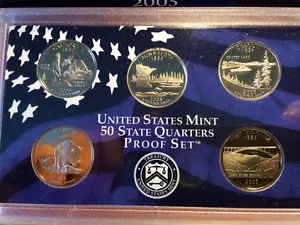 2005 United States Mint State Quarters Proof Set - Picture 1 of 4