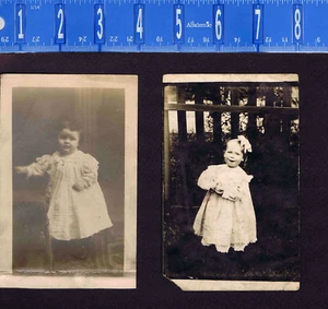 Schöne Babys!! - ECHTFOTO RPPC Verwundete Postkarten Auflösung - Bild 1 von 2