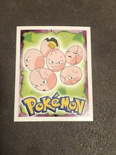 1999 Pokemon Topps Sticker Series 1 Exeggcute #102