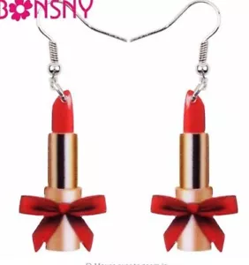 lipstick Earring dangle - Picture 1 of 1