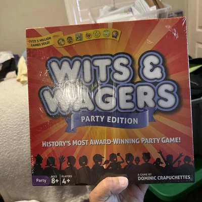 New Deluxe Party Edition Wits & Wagers Family Award Winning Party Game Sealed - Image 1 of 2