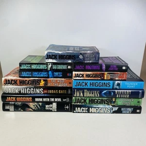 13 Lot Jack Higgins Sean Dillion Series-Eye of the Storm, Dark Justice,+11 - Picture 1 of 15