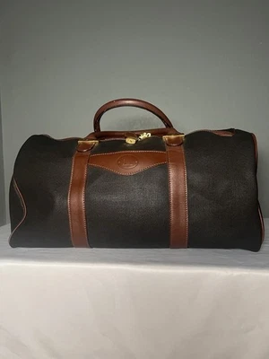 Bolso de viaje Dunhill Boston para hombre bolsa de viaje a cuadros interior con cremallera bloqueable Foto 1 de 4