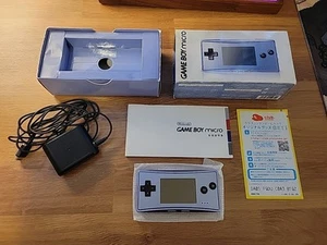 Nintendo Game Boy Micro Blau Konsole OVP TOP Universal Handheld System - Bild 1 von 14