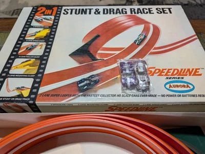 1968  Aurora Speedline HO Race Set - Image 1 of 4