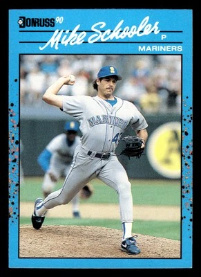 Mike Schooler 1990 Donruss Best of the AL #82 Seattle Mariners - Image 1 of 2