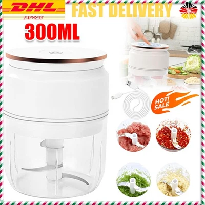 300ml Multizerkleinerer Zwiebelhacker Zerkleinerer Zwiebelschneider Gemüsehacker - Bild 1 von 4