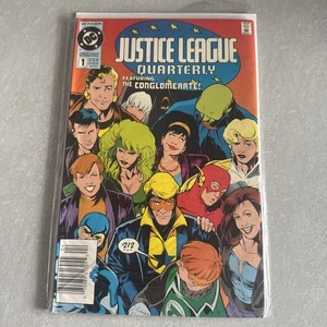 Justice League Quarterly #1, 1st App of the Conglomerate 1990 Cover Swipe - Picture 1 of 1