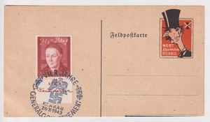 WW2 Neville Chamberlain Karikaturkarte Krakau Polen 1943 Generalgouvernement - Bild 1 von 4