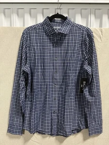 Camicia Rhone State of Mind slim fit uomo media blu navy finestra nuova - Foto 1 di 6