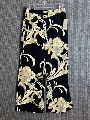 Мягкое окружение женщин Yara широкие брюки золотой ботанические размер большой новый - Изображение 1 из 4