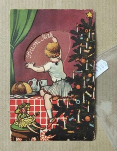 LIBERTY ART NOUVEAU AUGURALE BUON NATALE MECCANICA-C94-153 - Picture 1 of 1