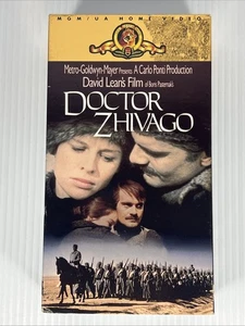 Doctor Zhivago 1965 (VHS, 1988) 2-Tape Set MGM Omar Sharif Julie Christie - Picture 1 of 6