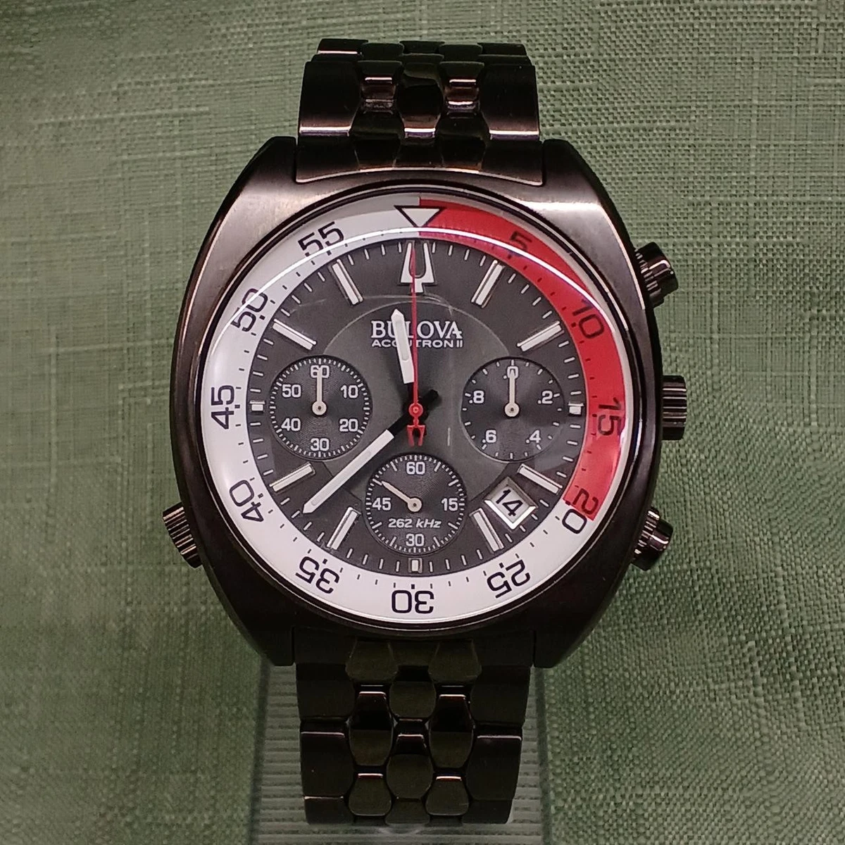 BULOVA ACCUTRON Ⅱ 96B239 UHF（262KHz）美品 Bulova Men's Watch