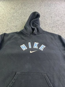 Vintage Nike Hoodie XLarge Mens Tar Heel Blue Spellout Out Distressed Sports XL - Picture 1 of 15