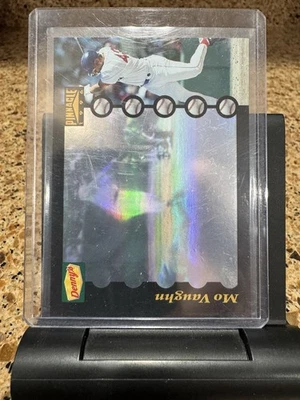 Denny's Hologram Pinnacle Grand Slam 1996 Mo Vaughn Boston Red Sox #5 Foto 1 de 2