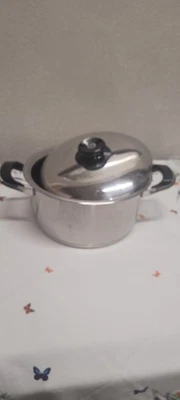 AMC-Kochtopf / Suppentopf  5.2 ltr"Modell Classic Edelstahl 18/10 mit Deckel - Bild 1 von 4