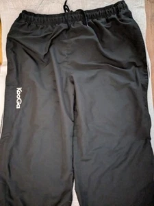 Men’s Black Kooga Tracksuit Bottoms - Size Large 34" Waist / 30" Inside Leg - Picture 1 of 15