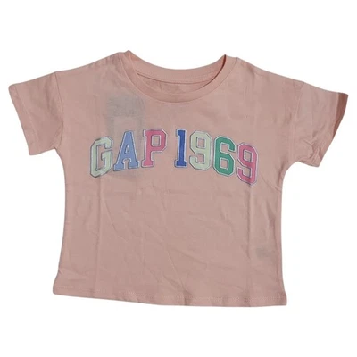 Camiseta Gap Niños Niñas Colorida Ligera Manga Corta Estampado Gráfico Foto 1 de 3