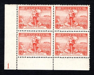 AUSTRALIA MINT 1936 2d SCARLET TAS. CABLE SHEET NO BLOCK ACSC  169zb - CV$25 - Picture 1 of 2