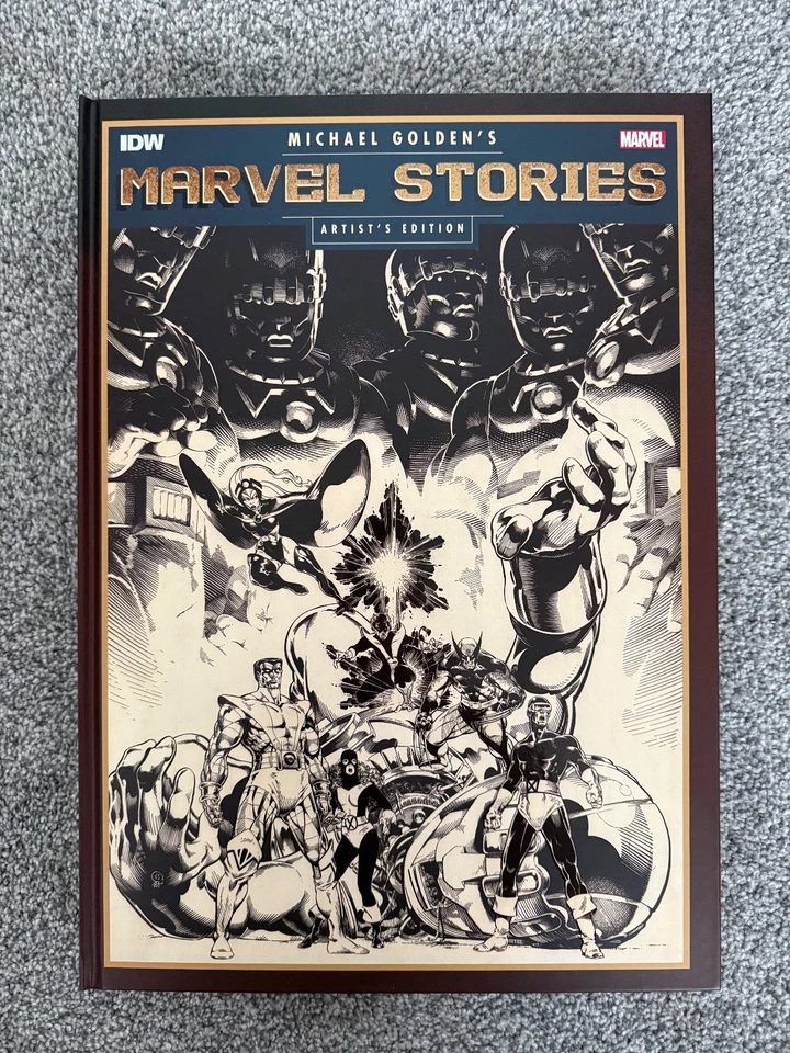 MICHAEL GOLDEN'S MARVEL STORIES EDICIÓN ARTISTA HC TAPA DURA 11x17" Foto 1 de 4