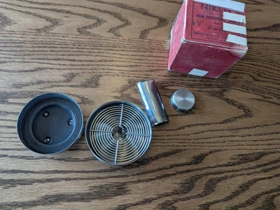 Vintage Nikkor Stainless Steel Darkroom Film Developing Tank w/ 35mm Reel - Image 1 of 2