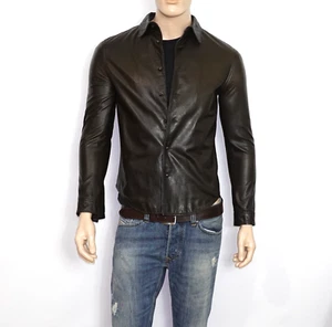 John Varvatos COLLEC. Lederjacke braun LIMITED EDITION Größe S Lammfell - Bild 1 von 22