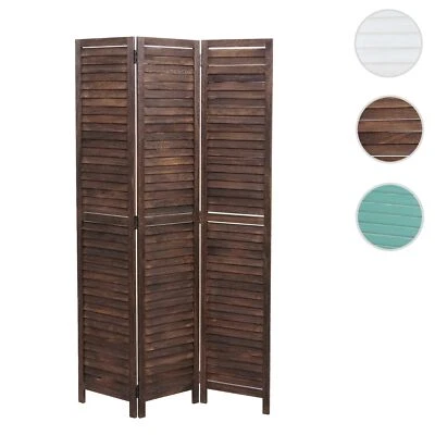 Paravent HWC-C30, Raumteiler Trennwand Sichtschutz Shabby Vintage 170x120cm