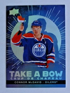 2024-25 Tim Hortons Rookies; Take A Bow; TB-1 Connor McDavid; Edmonton Oilers - Imagen 1 de 2
