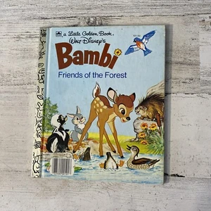 Vintage Disney Little Golden Book Bambi (Friends of the Forest) Mcmxci 1991 - Bild 1 von 7