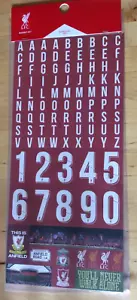 Nuovi magneti ufficiali Liverpool FC LFC 102 - numeri lettere stemma Liberbird YNWA - Foto 1 di 4
