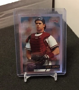 Javy Lopez 1996 Topps Chrome card 149 Atlanta Braves - Picture 1 of 2
