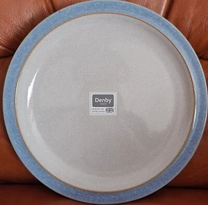 Denby Elements Blue Dinner Plate - Picture 1 of 5