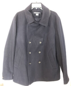 French Connection Men’s “Winter Melton Ink” Peacoat Navy XL NWT MSRP $298
