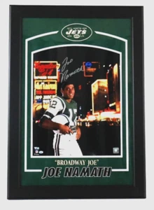 "Broadway Joe Namath" Autographed 16x20 Photo LSM, NFL, & Fanatics COA - Picture 1 of 3
