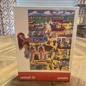 Vintage Rare Unicef Puzzle - 200 Pieces - G5700Z - Sealed - Picture 1 of 7