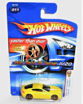 Hot Wheels 2005 Faster Than Ever Series Aston Martin V8 11/20 Vantage nuevo/tarjeta Foto 1 de 2