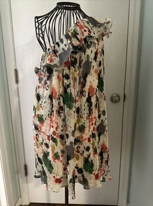 ark and co S accordion off shoulder shift dress - Picture 1 of 9
