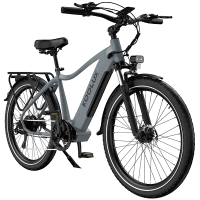 KOOLUX X3 500 Electric Bike 48V13.5Ah Mountain Commuter E-Bike 26 in Max 25KM/H - Image 1 of 4