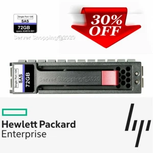 HP 434916-001 72-GB 10K RPM SAS 3Gbps 2.5" Single Port HDD DG072ABAB3 375861-B21 - Picture 1 of 2