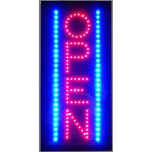 OPEN Vertical Business Led Sign 26"x16" - Picture 1 of 1