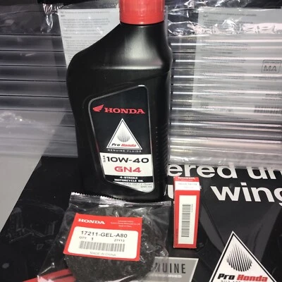HONDA CRF50F 2013-2024 OEM SERVICIO PUESTA A PUNTO, CAMBIO DE ACEITE FILTRO DE AIRE BUJÍA Foto 1 de 3