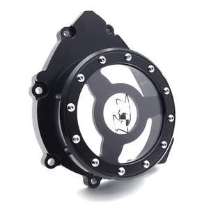 Left Stator Engine Cover For Yamaha YZF R1 2009-2014 Black Clear Crankcase Case - Picture 1 of 8