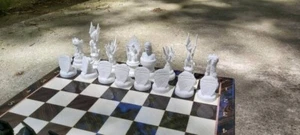 Game of Thrones Chess Set w\ Game of Thrones with Board - Handmade 3D Chess Set - Picture 1 of 8