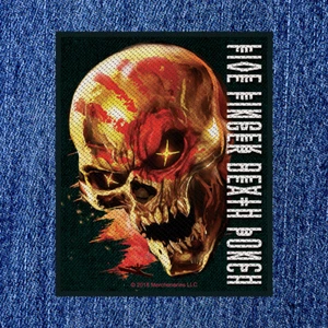 FIVE FINGER DEATH PUNCH - AND JUSTICE FOR  NONE (NEW)SEW ON PATCH OFFICIAL MERCH - Picture 1 of 1