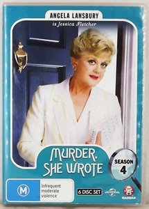 Murder, She Wrote : Season 4 ---- ( DVD 6 Disc Set ) - Picture 1 of 2