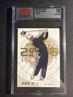 2002 SP Authentic Golf Trading Cards #79 Fred Couples The Long Ball /100 SCD 10 - Image 1 of 2
