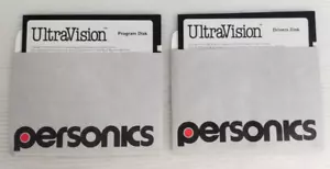 Personics Ultravision For EGA and VGA Hardware/Software System Disks Tandy - Picture 1 of 2